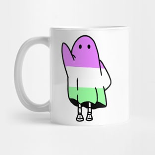 genderqueer ghost Mug